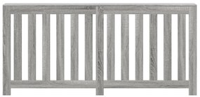 vidaXL Κάλυμμα Καλοριφέρ Γκρι Sonoma 175x20x82 εκ Επεξεργασμένο Ξύλο