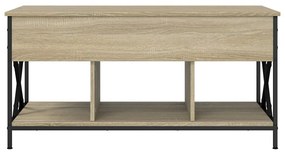 vidaXL Τραπεζάκι Σαλονιού Sonoma Δρυς 100x55x50 εκ. Επεξεργασμένο Ξύλο
