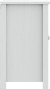 vidaXL Ντουλάπι Νιπτήρα BERG Λευκό 60 x 34 x 59 εκ. Μασίφ Ξύλο Πεύκου