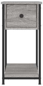vidaXL Κομοδίνα 2 τεμ. Γκρι Sonoma 30 x 60 x 60 εκ. από Επεξεργ. Ξύλο