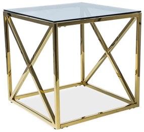 ELISE B BENCH SMOKE / GOLD 55X55 DIOMMI ELISEBZLC DIOMMI-80-1757