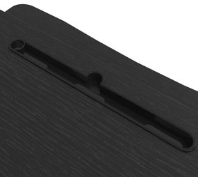 vidaXL Σταθμός Εργασίας Ρυθμιζόμενος 90x40x(13-50) εκ. Ατσάλι&amp;Επ. Ξύλο