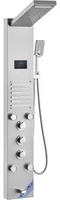 VEVOR Shower Panel Tower System 6 Modes Hydroelectricity LED Stainless Steel