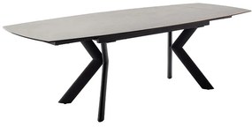 Bali Καρεκλα Relax Μαύρη + Υποπόδιο 83x86x102 cm