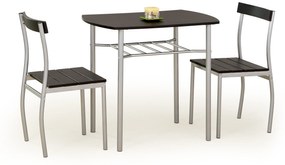 LANCE table + 2 chairs color: wenge DIOMMI V-CH-LANCE-ZESTAW-WENGE DIOMMI-60-21417