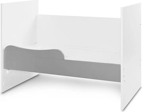 BED MULTI 190/72 COLOUR WHITE/STONE GREY