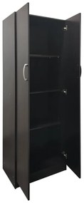 Ντουλάπα δίφυλλη Athos pakoworld σε wenge απόχρωση 60x42x180εκ