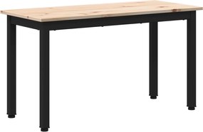 vidaXL παγκάκι Φυσικό 80 x 35 x 45 cm Στερεά ξυλεία πεύκου