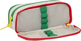 Τριπλή Κασετίνα Benetton Pop Γκρι (21 x 8 x 8 cm)