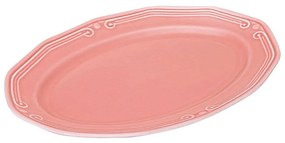Πιατέλα Σερβιρίσματος Οβάλ Athénée 07-13592 36cm Rose Estia Porcelain