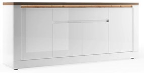 Έπιπλο Τηλεόρασης Ανθρακί Οξειδωμένο 121x43x57