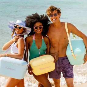 Ψυκτική τσάντα Polarbox Pop, 12 λίτρα, πολυστυρόλ AIRPOP, 5-15 °C έως 24 ώρες, Πράσινο/Μωβ