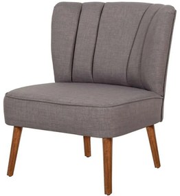 Πολυθρόνα Monn Way 558ZEN1150 64x65x75cm Grey Polyester,Wood