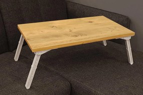 Γραφείο Laptop Atlantic Πεύκο / Λευκό EBECES 60x35x24.5