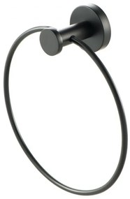 Geesa Nemox 6504-400 Black Matt Κρίκος πετσέτας, Φ18,3 εκ.