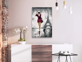 Πίνακας για να τον ζωγραφίζεις - Parisian Girl 40x60