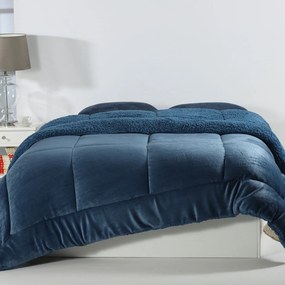 Κουβερτοπάπλωμα Υπέρδιπλο (220x240) Silk Fashion Solid Navy