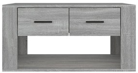 vidaXL Τραπεζάκι Σαλονιού Γκρι Sonoma 80x50x40 εκ.Επεξεργασμένο Ξύλο