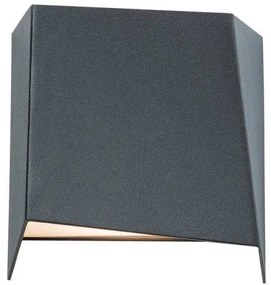 Απλίκα Φωτιστικό Τοίχου 2xLED 3W IP54 3000K Σκούρο Γκρι E114 Zambelis-E114-Ανθρακί E114