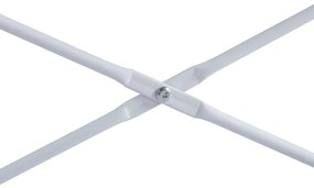 vidaXL Γραφείο Υπολογιστή Λευκό/Δρυς 110 x 60 x 70 εκ. Επεξ. Ξύλο
