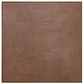 Πίνακας Με Κορνίζα (60x60) Espiel Καφέ FAL320