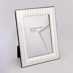 Κορνίζα Μεταλλική Επάργυρη 756-10017 13x18cm Silver Estheti Home Metal