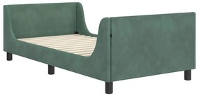 vidaXL Κρεβάτι Παιδικής Κρεβατοκάμαρας με Κεφαλάκι Θαλασσί 80 x 200 cm