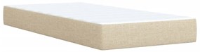 ΚΡΕΒΑΤΙ BOXSPRING ΜΕ ΣΤΡΩΜΑ ΚΡΕΜ 90X200 ΕΚ.ΥΦΑΣΜΑΤΙΝΟ 3290390