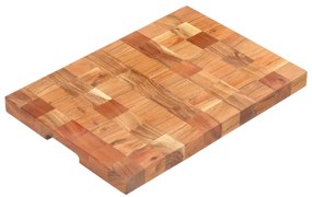 vidaXL Επιφάνεια Κοπής 50 x 34 x 3,8 εκ. από Μασίφ Ξύλο Ακακίας