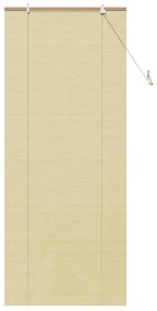 vidaXL Ρολά και Σκίες Παραθύρων Φυσικό 80 x 220 cm Μπαμπού