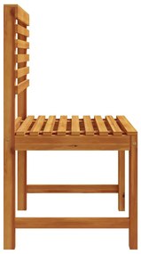vidaXL Καρέκλα Κήπου 2 pcs Καφέ 50 x 50 x 91 εκ. Μασίφ ξύλο ακακίας