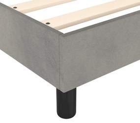 ΚΡΕΒΑΤΙ BOXSPRING ΜΕ ΣΤΡΩΜΑ ΑΝΟΙΧΤΟ ΓΚΡΙ 100X200 ΕΚ. ΒΕΛΟΥΔΙΝΟ 3144663