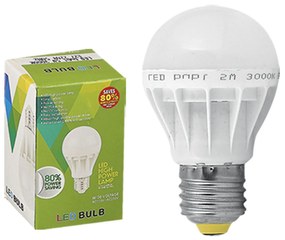 ΛΑΜΠΑ LED ΓΛΟΜΠΟΣ ΜΕΣΑΙΑ E27 5W 230V ΘΕΡΜΟΣ ΦΩΤΙΣΜΟΣ 180o  Homie 108169