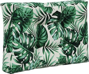 vidaXL Μαξιλάρι Καναπέ Εξωτερικού Χώρου 3 pcs Σχέδιο Φύλλου