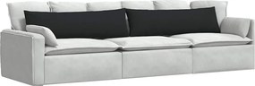 vidaXL Μαξιλάρι Καναπέ 2 τμχ. ύφασμα Μαύρο 145 x 40 εκ.