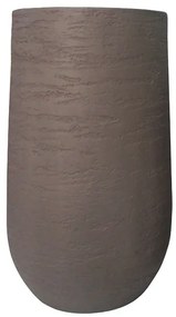 MarHome ΚΑΣΠΩ FIBER CLAY ΚΑΦΕ ΨΗΛΟ ΣΤΡΟΓΓΥΛΟ ΜΕΓΑΛΟ Φ55x95cm 06-20724-L