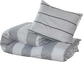vidaXL Σετ Παπλωματοθήκης Γκρι 225x220 εκ. Βαμβακερό