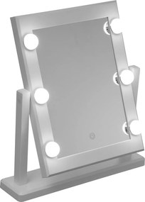 Επιτραπέζιος Καθρέφτης Με Led (37x9x41) F-V Hollywood 161057 White
