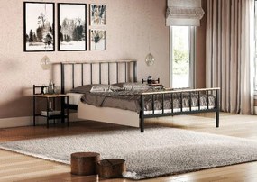 Κρεβάτι Τόνια για στρώμα 120χ200 διπλό με επιλογή χρώματος