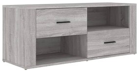 vidaXL Έπιπλο Τηλεόρασης Γκρι Sonoma 100x35x40 εκ. από Επεξεργ. Ξύλο