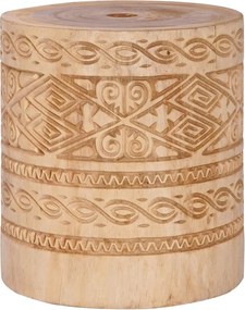 vidaXL Μπαλινέζικη ομπρέλα με βάση Μπλε 95 x 95 x 260 εκ. Βαμβάκι