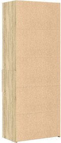 vidaXL Ντουλάπι Sonoma Δρυς 70x42,5x185 εκ. από Επεξεργασμένο Ξύλο
