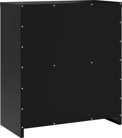 vidaXL Αρχειοθήκη Μαύρη 79 x 40 x 90 εκ. από Ατσάλι