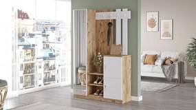 Έπιπλο Εισόδου Πεύκο Atlantic / Λευκό DD7 113,6x37,5x179,7