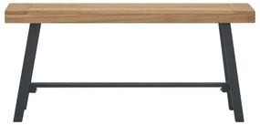 vidaXL Παγκάκι 110 εκ. από Μασίφ Ξύλο Teak