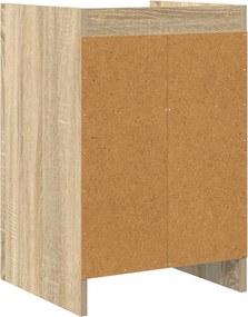 vidaXL Κομοδίνα Sonoma Δρυς 40 x 36 x 60 εκ Επεξεργασμένο Ξύλο
