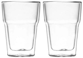 Ποτήρια Νερού Chantilly (Σετ 2Τμχ) 02220450 20,8x8,3x11cm 220ml Clear Gusta Glass