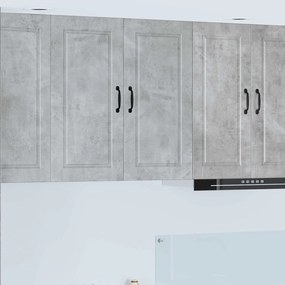 vidaXL Ντουλάπα Κουζίνας με ράφι Σκυρόδεμα Γκρι 80 x 31 x 80 εκ.