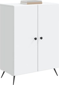 vidaXL Πλαϊνό γραφείο Λευκό 66 x 34,5 x 90 εκ Επεξεργασμένο Ξύλο