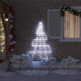 vidaXL Χριστουγεννιάτικο Δέντρο LED με Σφήνες Εδάφους Ψυχρό λευκό